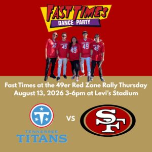 Fast Times 49er Red Zone Rally 08132026 at Levi’s Stadium
