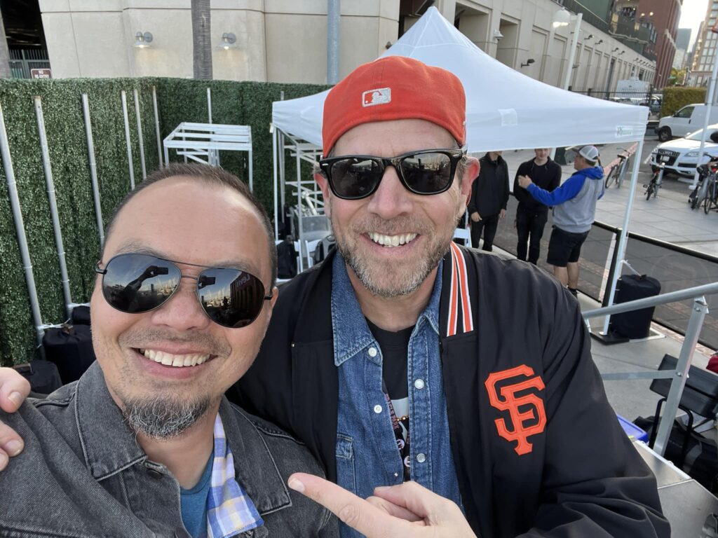 Jason with Paulie Mac from KNBR