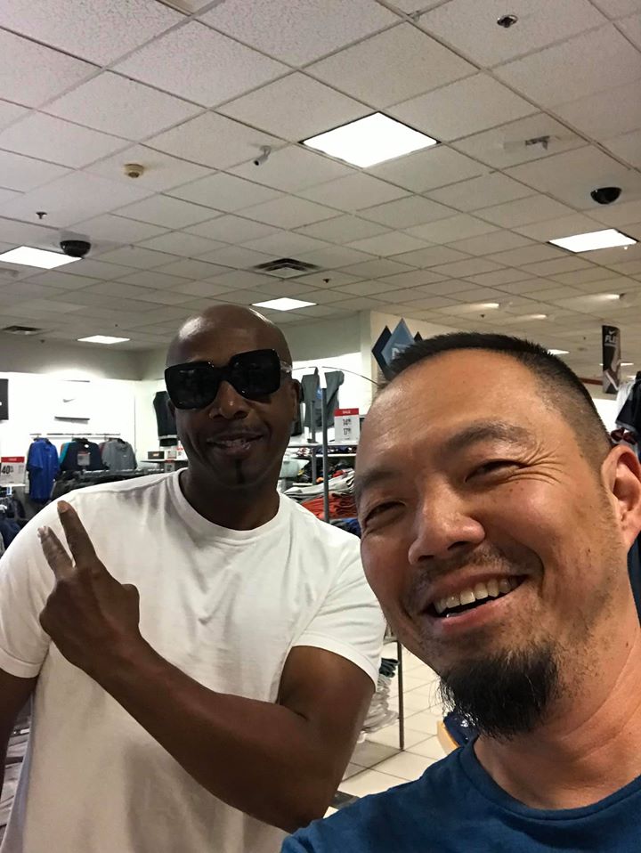 Jason with MC Hammer 